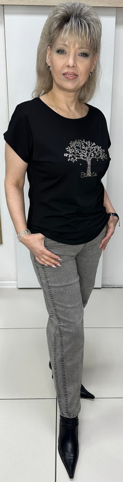 Весенне-летние брюки с двойной от строчкой лампас