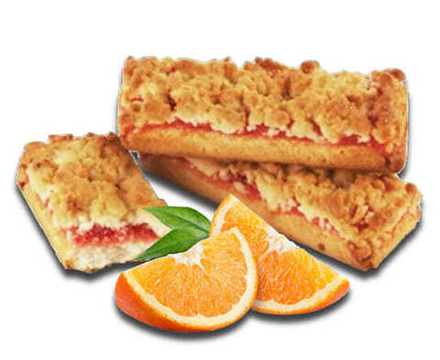Печенье "Снежка" с апельсиновым джемом Тестори