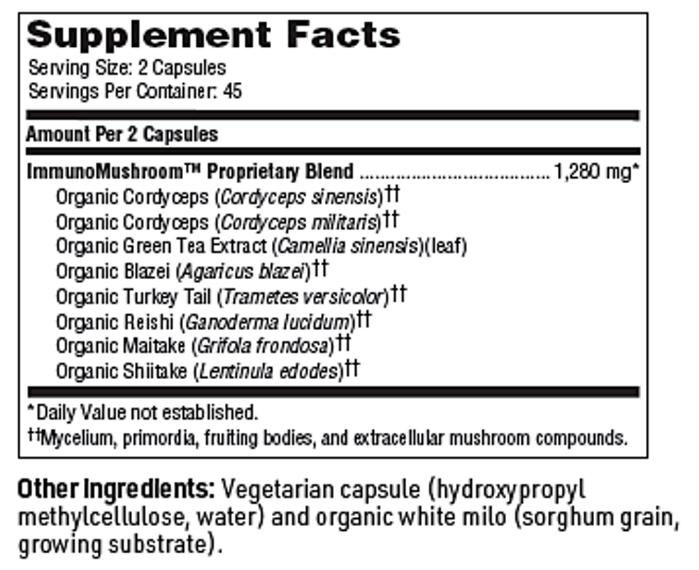 Klaire Labs - THER-BIOTIC® ImmunoMushroom - 90 capsules