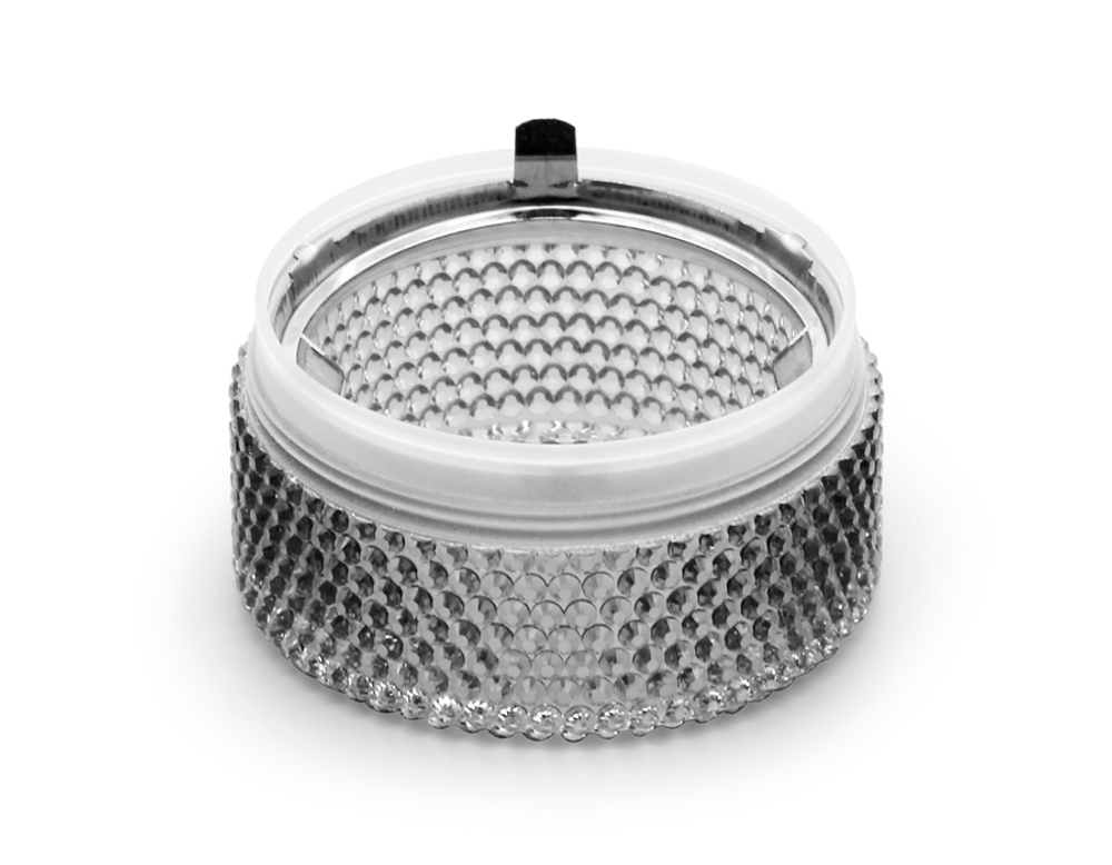 N6151 BK тонированный D60*H25mm Out20mm MR16 (для корпуса светильника)