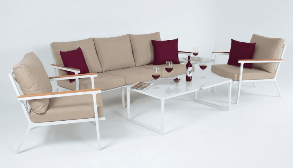 Лаунж зона Ideal Patio ФЕСТА бежевая с трехместным диваном