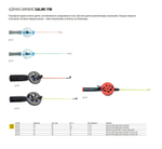 Зимняя удочка Salmo Fin, рабочая длина 32см, вес 23,5гр, рукоятка EVA. Товар уцененный