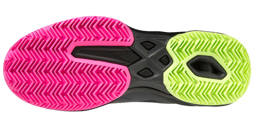 Женские кроссовки для Падел Mizuno Wave Exceed Light Padel - ebony/pinkglo/neolime