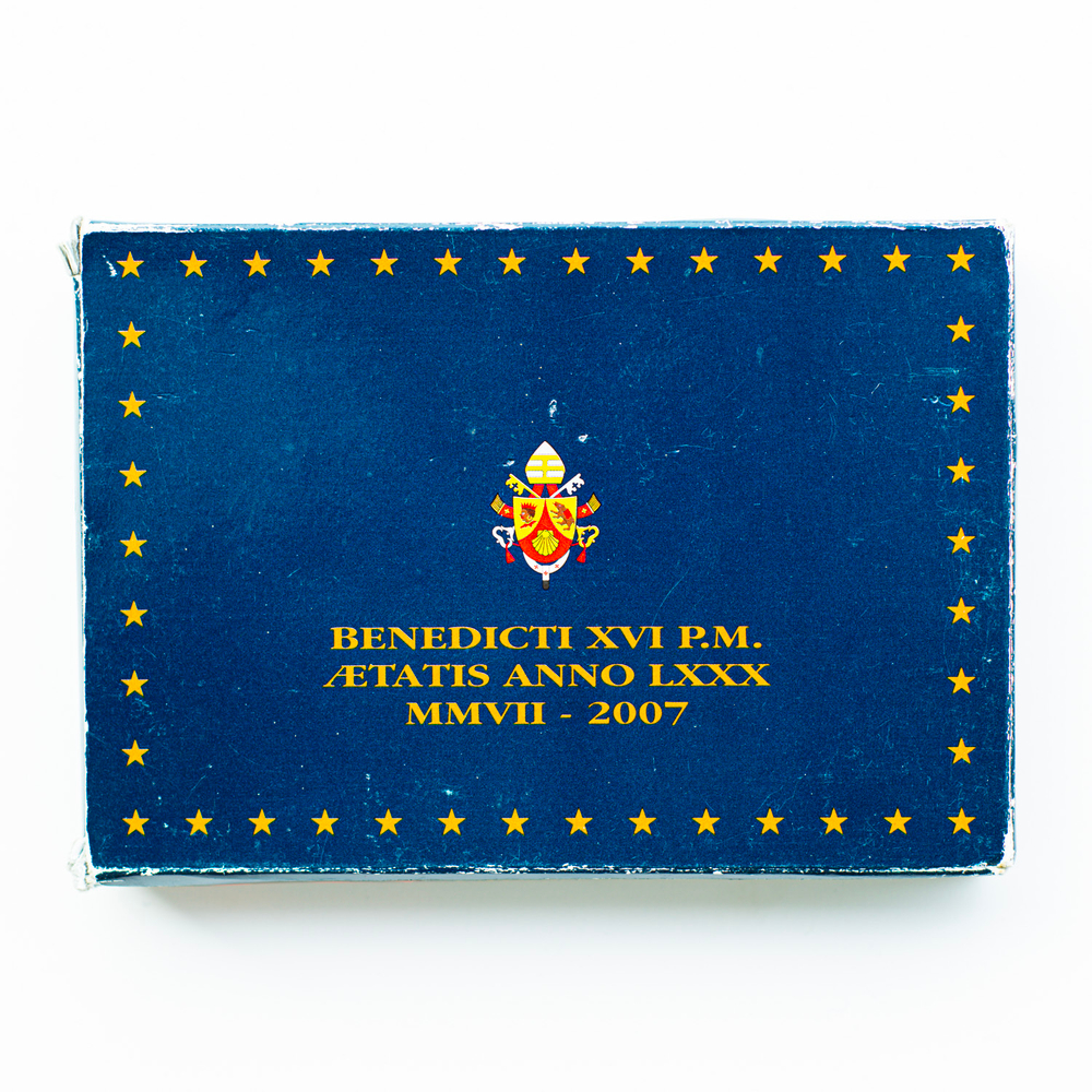 Vatican City 2007 Benedict XVI Proof Euro Coin Set with Silver Medal – "Saint Matthew"