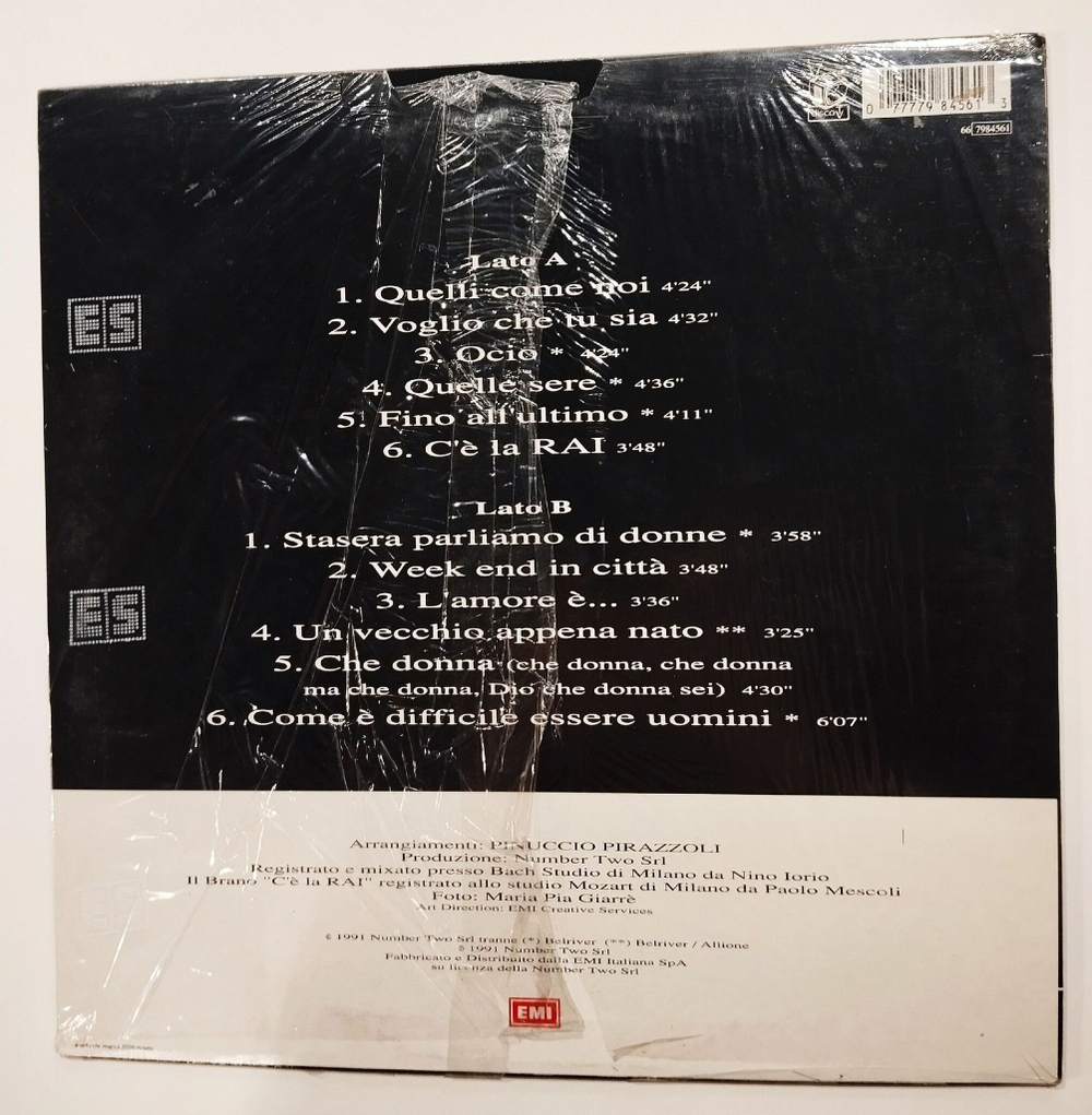 Винтажная виниловая пластинка LP Toto Cutugno Non E Facile Essere Uomini (Italy 1991) (Sealed)