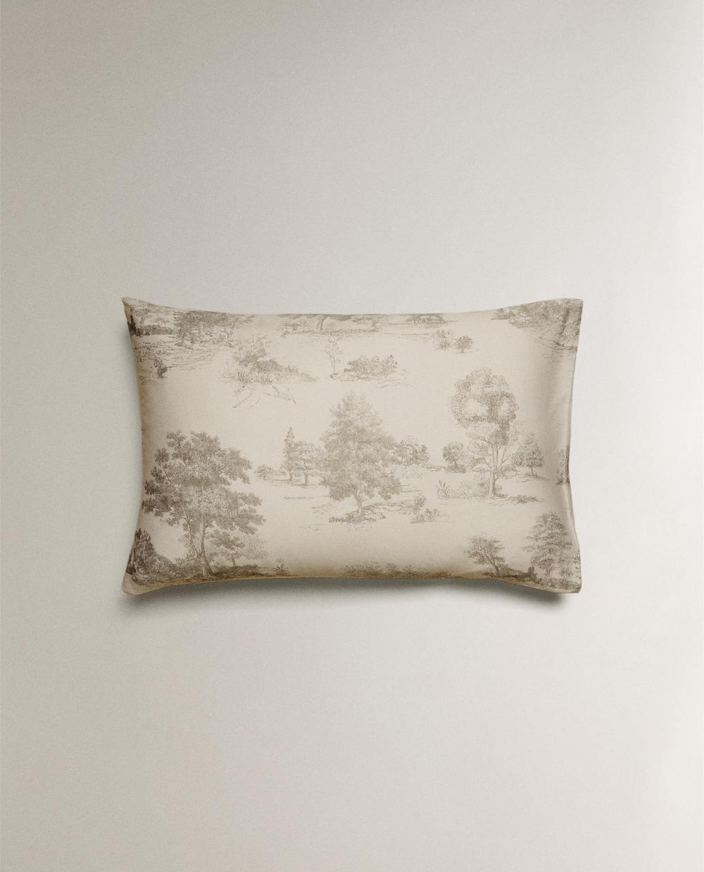 Наволочка Zara Home сатин, хлопок 100%, однотонный, 5154/091