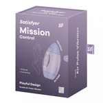 Стимулятор клитора с воздушной стимуляцией и вибрацией Satisfyer Mission Control (лиловый)