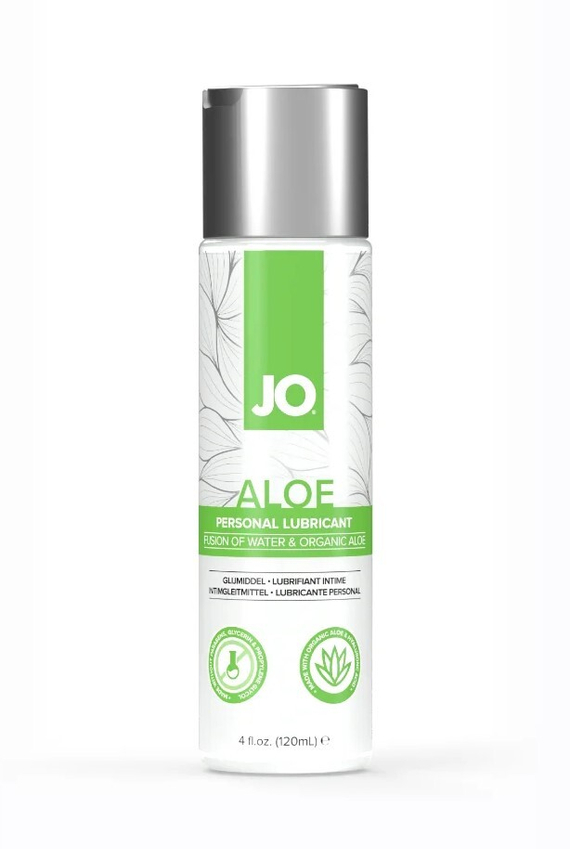 JO ALOE - Лубрикант на водной основе с алоэ и гиалуроновой кислотой 120 мл.