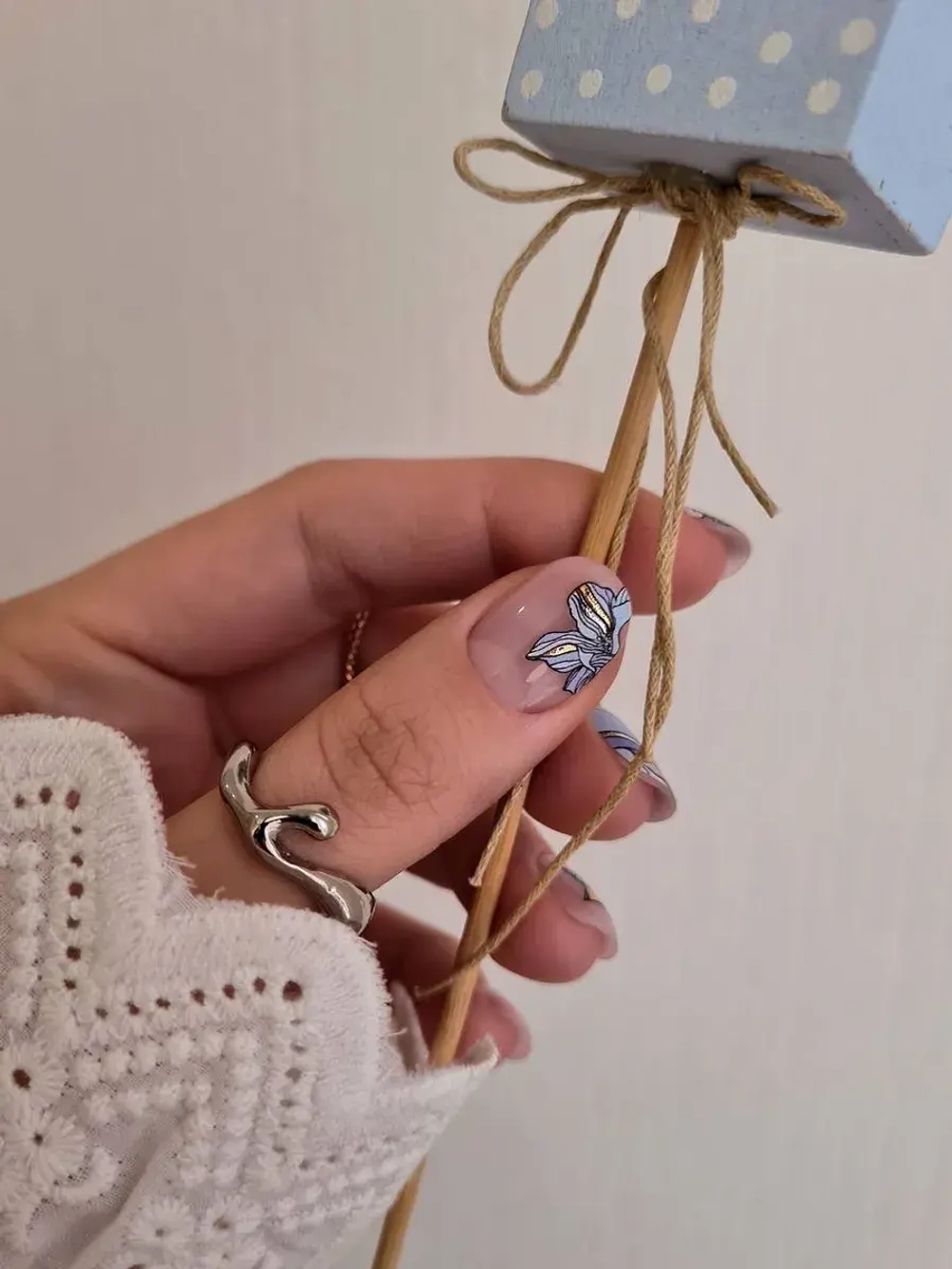 Lucky Rose Слайдеры наклейки для ногтей Foil 159