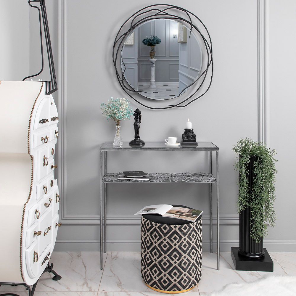 Банкетка ENZO Черный Голд