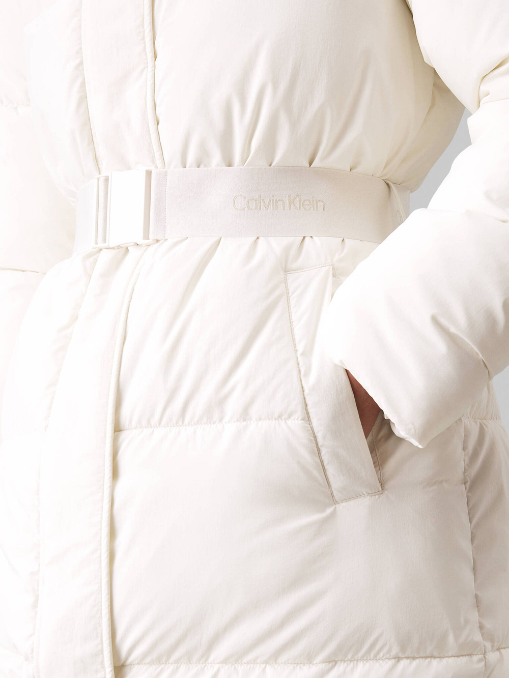 Куртка CALVIN KLEIN JEANS - экрю(J20J224122)