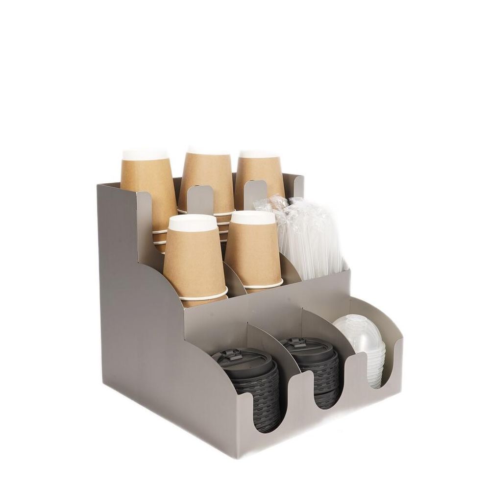 Станция диспенсер для кофейных аксессуаров 30*30*29 см нерж. P.L. Barbossa