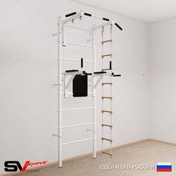 Шведская стенка Sv Sport 572 (Турник стандарт/Брусья/Лестница)