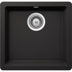 Мойка SCHOCK Quadro 50 Cristalite 450x430 (подстольный монтаж) неро