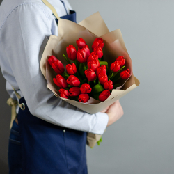 Красные тюльпаны