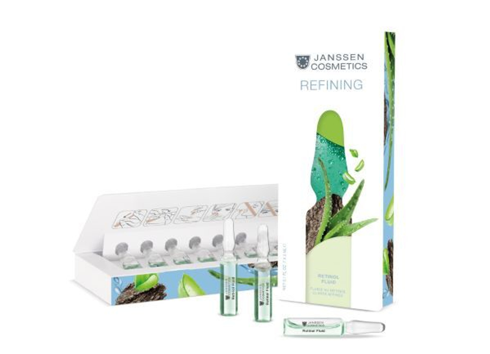 JANSSEN COSMETICS Интенсивно восстанавливающий anti-age флюид с ретинолом, 7x2 мл | REFINING RETINOL FLUID