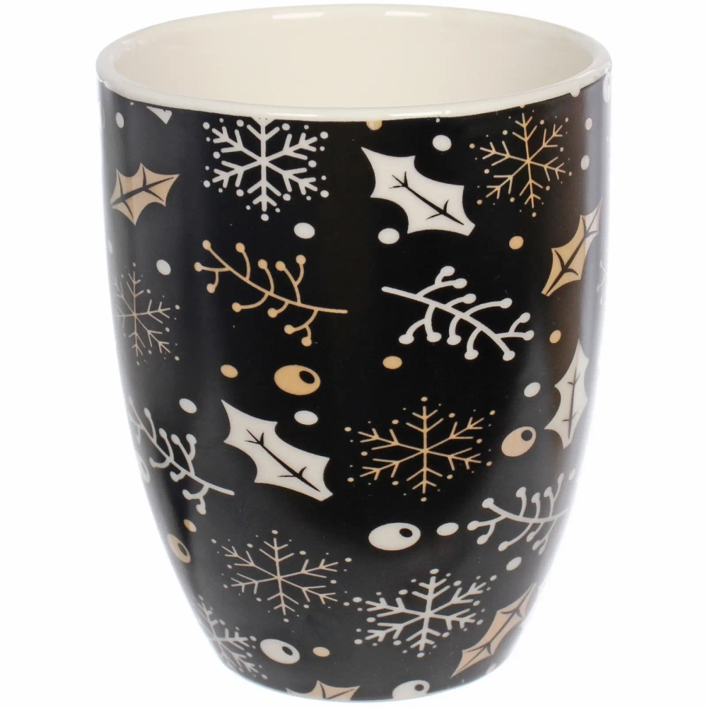 Кружка керамическая 350мл «Тепло праздника», микс рисунков