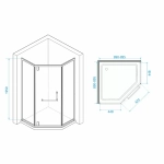 Душевая система RGW Shower Panels SP-6143-01 50140801-01 хром