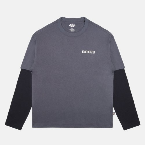 Лонгслив Dickies Payson 2-in-1 Let T-shirt артикул:DK0A88JFBLK1 - купить в магазине Дайс