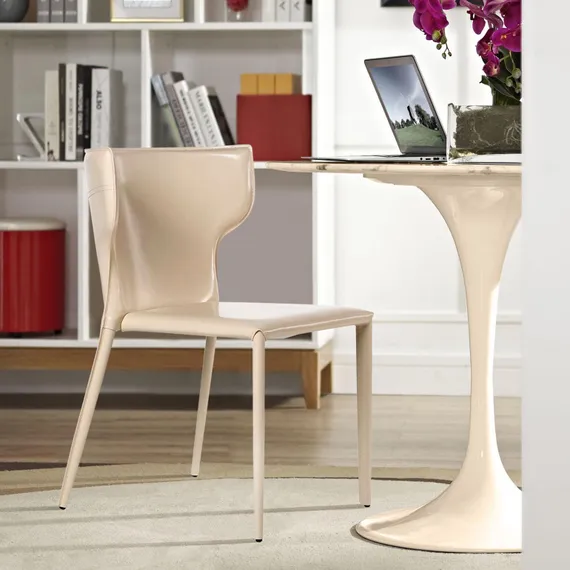 Стул Austin бежевая кожа