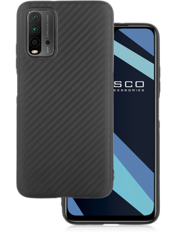 Чехол ROSCO для Xiaomi Redmi 9T оптом (арт. XM-R9T-CARBONE-BLACK)