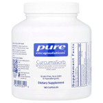 Pure Encapsulations, CurcumaSorb, 180 капсул (250 мг на капсулу)