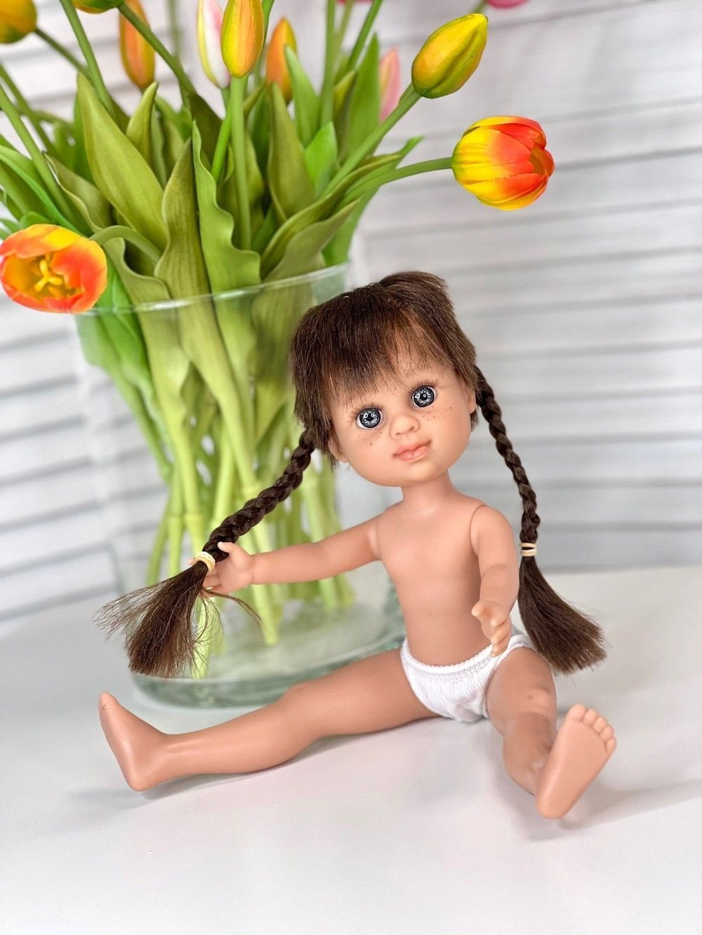 Кукла BERJUAN виниловая 35см My Girl без одежды (2885)