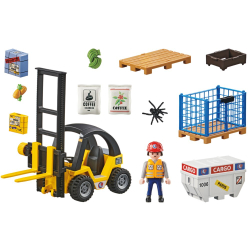 Playmobil - My Life Вилочный погрузчик с грузом 71528 / артикул   71528  / GTIN 4008789715289