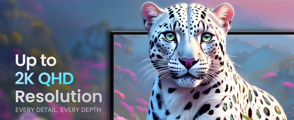 24.5" Портативный монитор Uperfect 2K IPS 2560x1440, 165 Гц