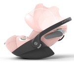 Коляска 3 в 1 Cybex Priam IV Matt Black complete и автокресло Cloud T i-Size Peach Pink Plus Off White