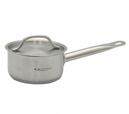 Ковш 1,0л с/кр [ОБЩЕПИТ-ШЕФ] 14*7см ТРС, КАТУНЬ КТ-ОБ-КВК-14