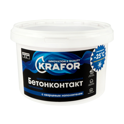 Грунтовка бетон-контакт Krafor