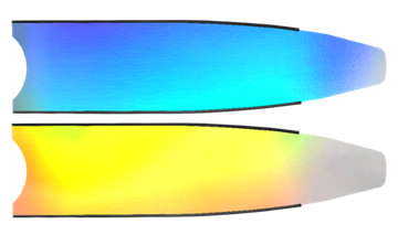 Лопасти Leaderfins Pure Carbon Limited Edition Rainbow Mirror 20°, 80 см