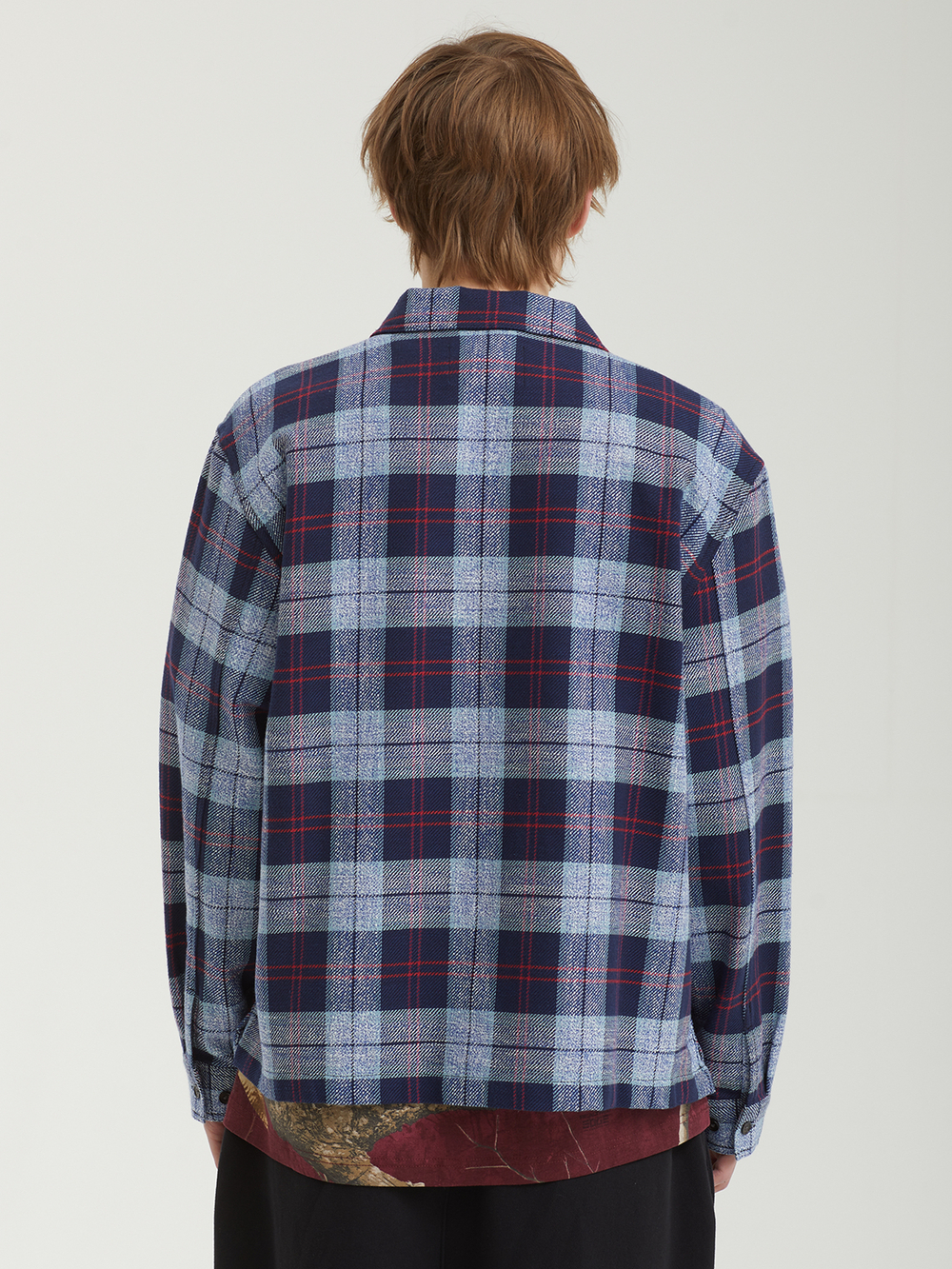 Мужская Рубашка Flannel Zip