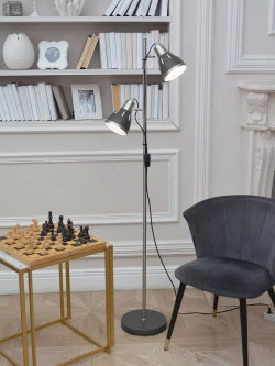 Торшер светильник напольный в стиле Лофт Е27х2