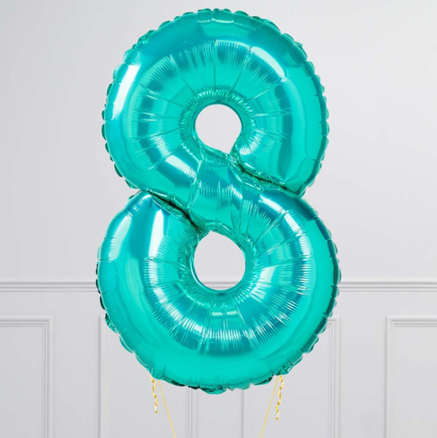 FM Шар 40'' / 102 см "Цифра 8" Тиффани (БГ-60)