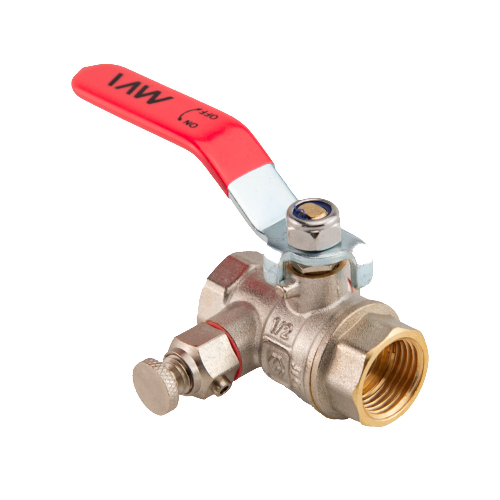 Кран шаровой с дренажем MVI BV.830.04