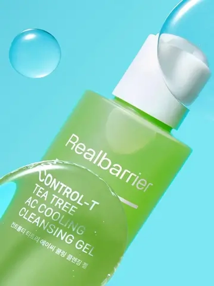Real Barrier Очищающий гель с чайным деревом и салициловой кислотой для проблемной кожи Control-T Tea Tree AC Cooling Cleansing Gel 200 мл
