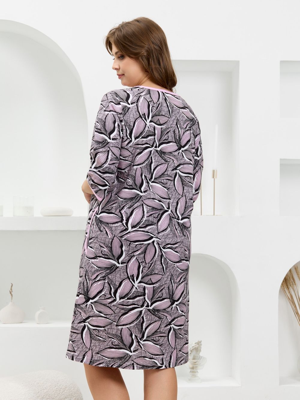 Халат Гевея Виотекс СЕРЫЙ