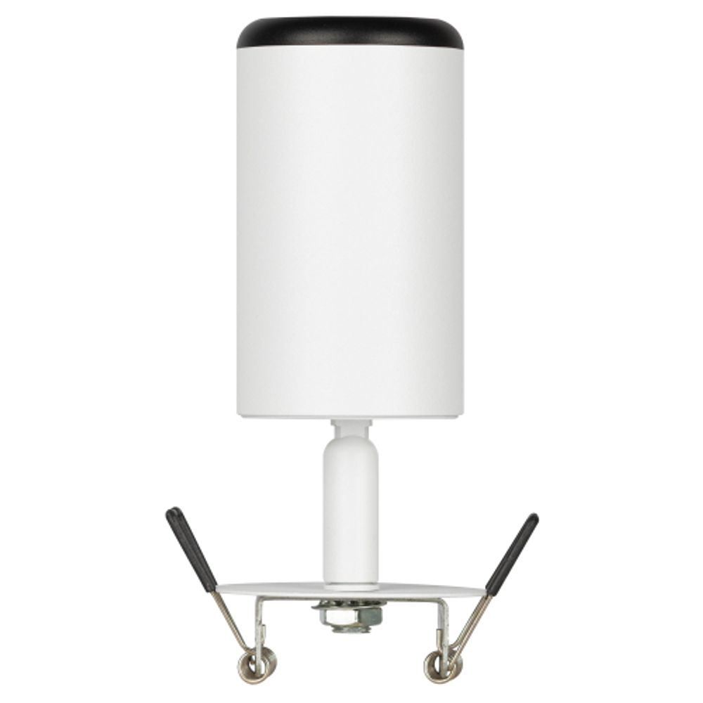 Встраиваемый светильник алюминиевый ЭРА KL106 WH/BK MR16 GU10 белый/черный матовый | Алюминиевые встраиваемые светильники