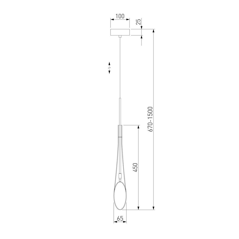 Подвесной светильник Eurosvet Folio 50224/1