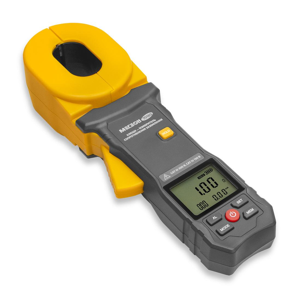 Клещи - измеритель сопротивления заземления МЕГЕОН 70180