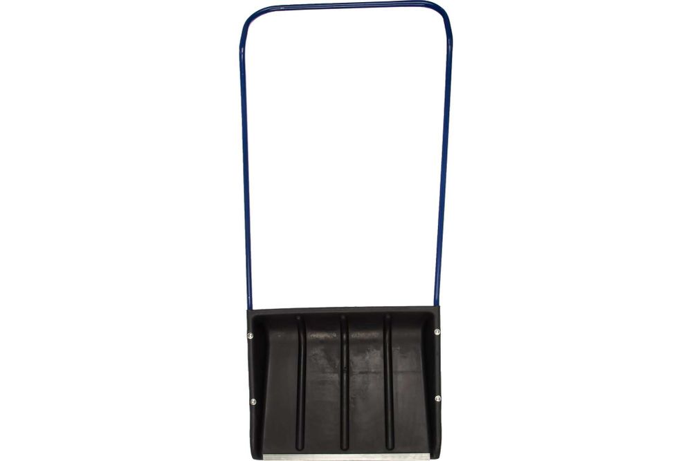 Движок для снега 600х430мм, пластиковый с алюм.планкой,П-обр.ручка СИБРТЕХ 61592