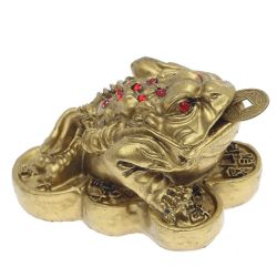 GAEM Фигурка декоративная "Лягушка денежная", L6 W5 H3 см