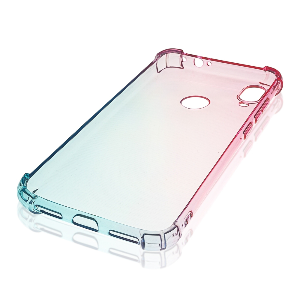 Чехол ROSCO для Xiaomi Redmi Note 7;Xiaomi Redmi Note 7 Pro;Xiaomi Redmi Note 7S оптом (арт. XM-RN7-HARD-TPU-PINK-BLUE)