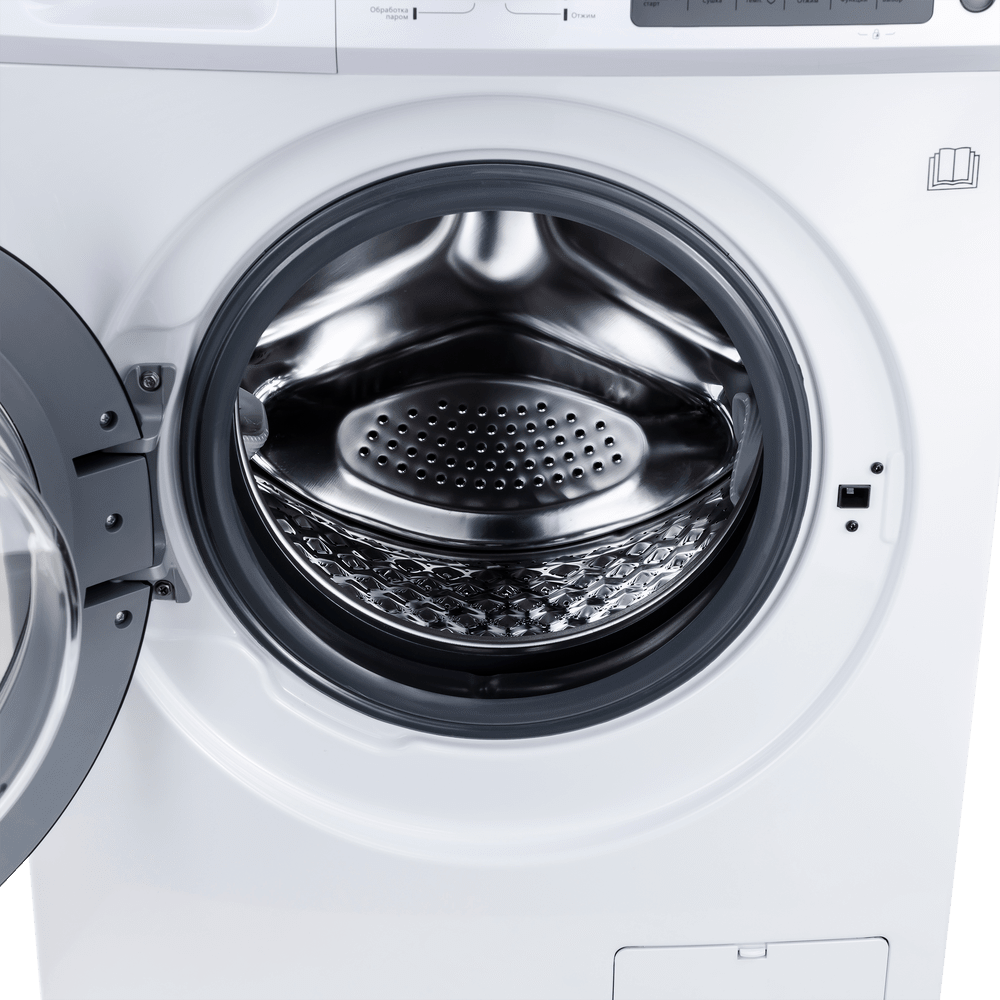 Стиральная машина c инвертором и паром MAUNFELD MFWM147WH