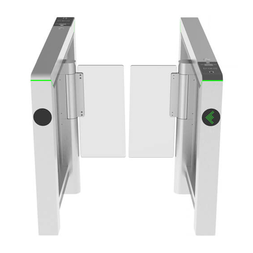 ZKTeco Mars-S1011, скоростной турникет с распашными створками, контроллером и считывателями