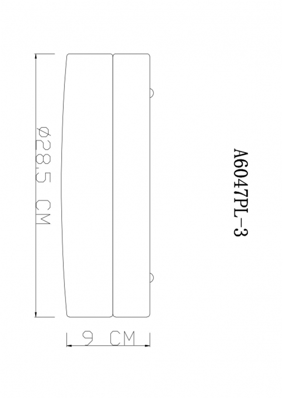 Накладной светильник Arte Lamp A6047PL-3AB