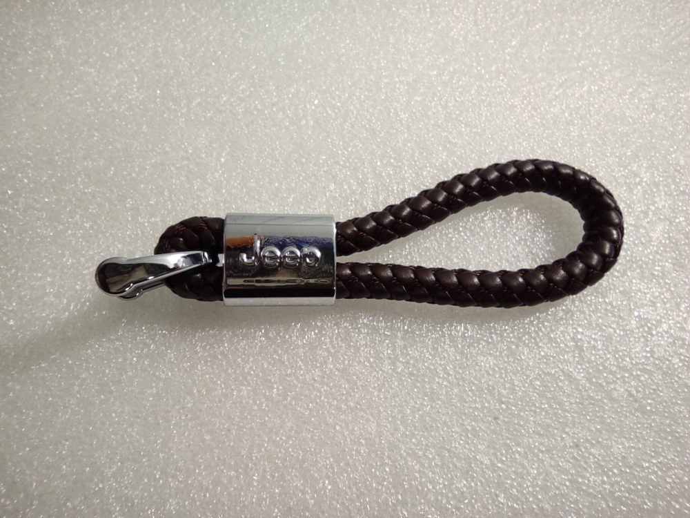 Брелок "Jeep" веревка (коричневый) (1 шт.)