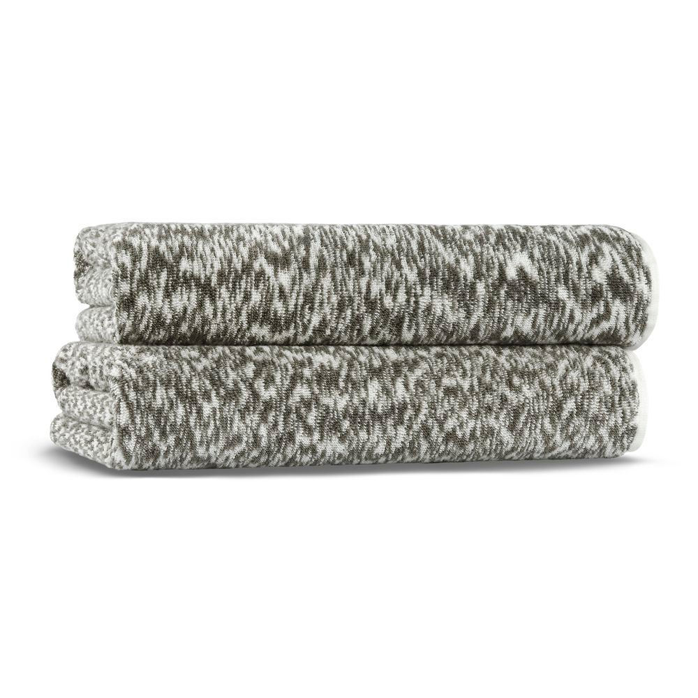 Полотенце Casual Avenue Grade Towel темно-серое-белое